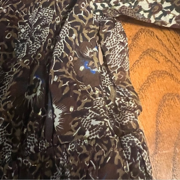 Ulla Johnson Tiered Silk Blend Brisa Mini Dress Noir Patchwork Sz 2 Party Dress - Picture 10 of 16